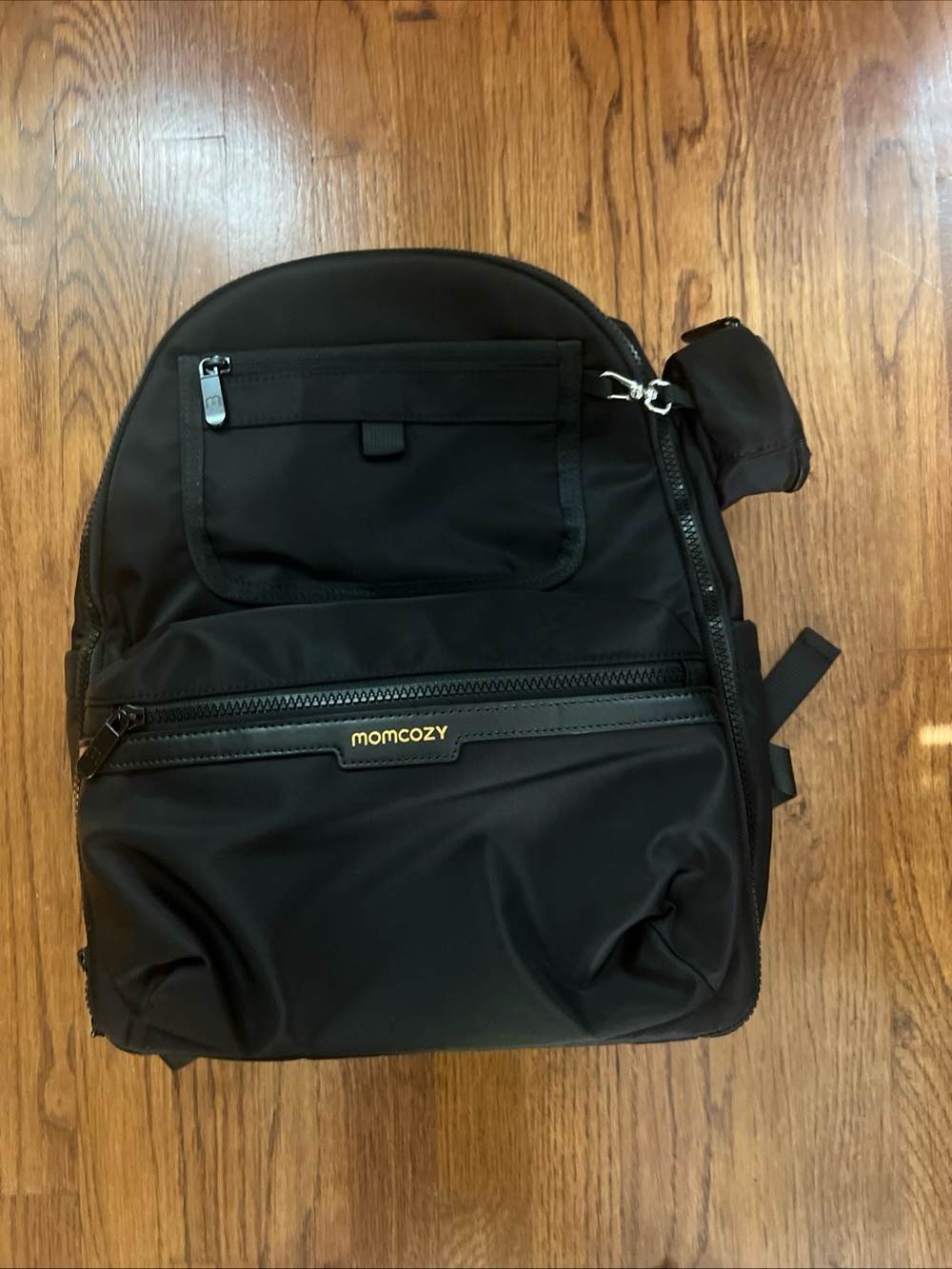 Momcozy go easy Black Baby Bag Backpack - Spacious, Organized Carry